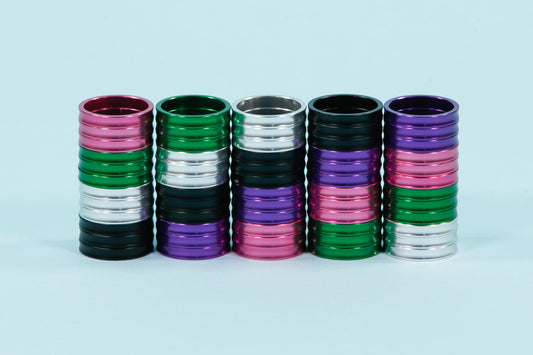 Crust 1" 24 Palms Headset Spacer + Cable Hanger Kit