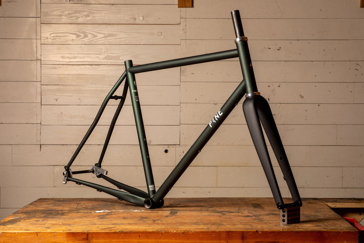 Pine Cycles RASA Frame and Steel Disc/Rim Fork