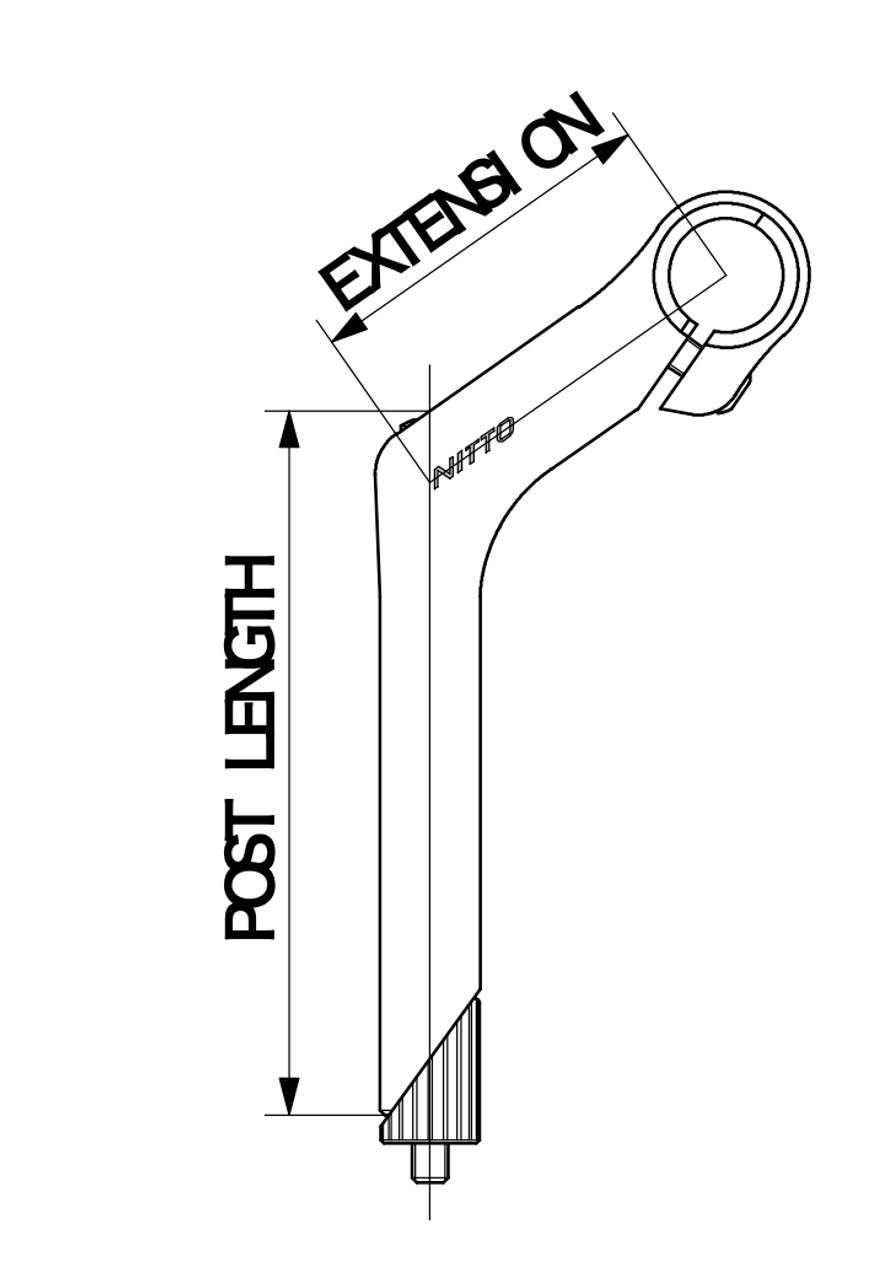 Nitto FU-82DX Periscopa Stem